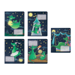 Тетрадь - А5  12л. клетка "ВОЛШЕБНЫЕ ДРАКОНЫ" (Альт)