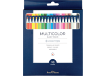Фломастеры - 18цв. "Multicolor Easy Pack" в картонной упаковке (Bruno Visconti)