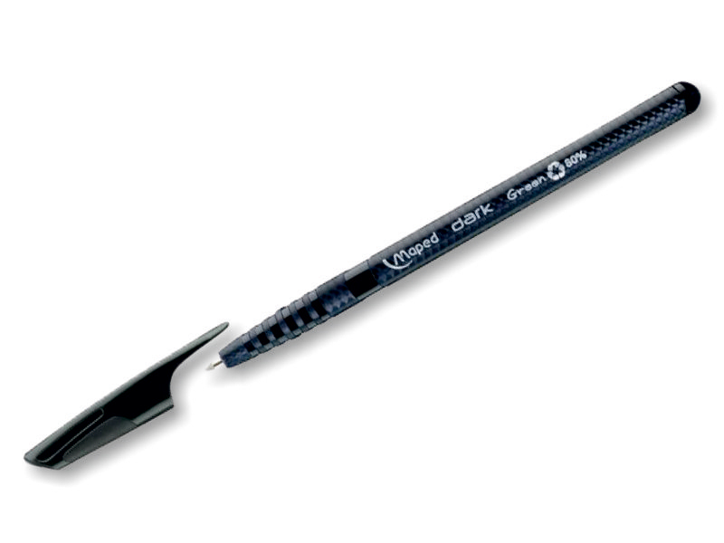 Ручка шариковая - чёрный стержень "Dark" (Maped)