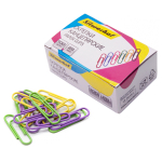 Скрепки - 28мм. 100шт. ассорти (Silwerhof)