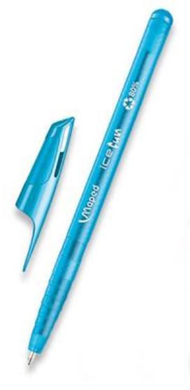 Ручка шариковая - голубой стержень "Ice Fun" medium 1.0мм. (Maped)
