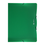 Папка с резинкой - А4 зеленый 0.60мм. "LAMARK" (ФинСиб)