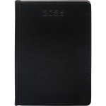 Ежедневник датированный - 2026г. А5 черный "SIDNEY NEBRASKA" срез золотой (GSF)