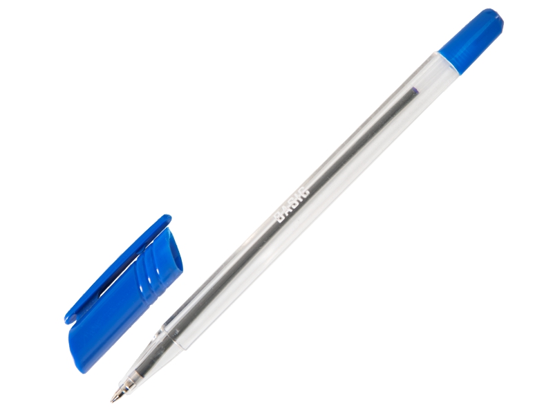 Ручка шариковая - синий стержень "Basic" (Silwerhof)