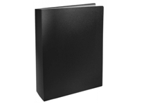 Папка с файлами - А4 30 черный 0.65мм "Бюрократ" (Silwerhof)