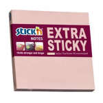 Бумага д/заметок - 76х76 90л. розовый "Extra Sticky" (HOPAX)