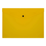 Папка с кнопкой - А4 желтый 150мкм. (Стамм)