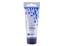 Краска акриловая - 120мл. синяя светлая "Сонет" (Н.П.)