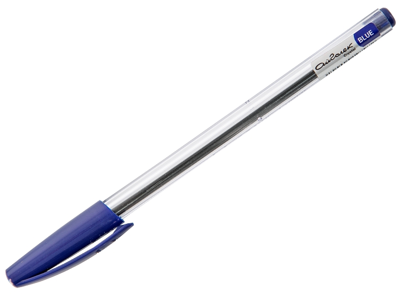 Ручка шариковая - синий стержень "Айголек Crystal" (SARAJU)