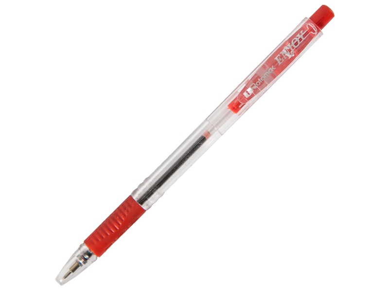 Ручка шариковая - красный стержень "Rotomac-Enjoy" (Rotomac)
