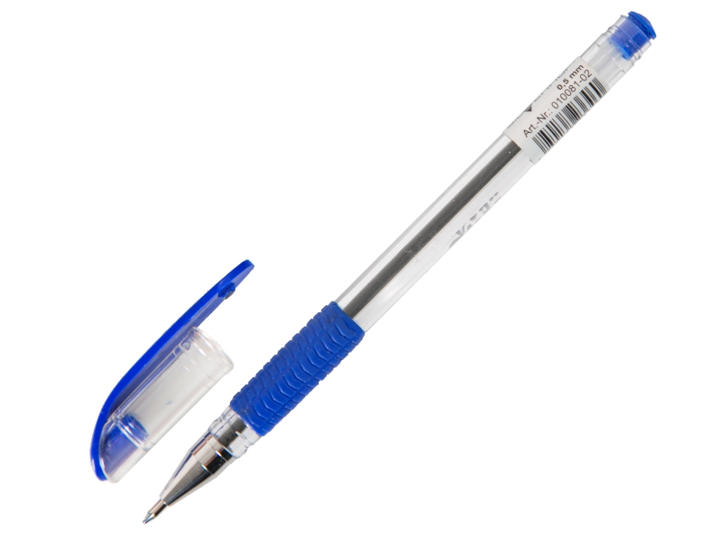 Ручка шариковая - синий стержень "Vega" (Silwerhof)