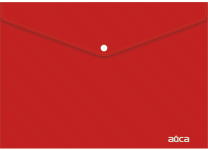 Папка с кнопкой - A4 красный (237х330мм.) "Айса" толщина пластика 0.15мм. (Shantou Yuansheng Industry)