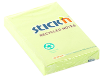 Бумага д/заметок - 76х50 зел. (HOPAX)