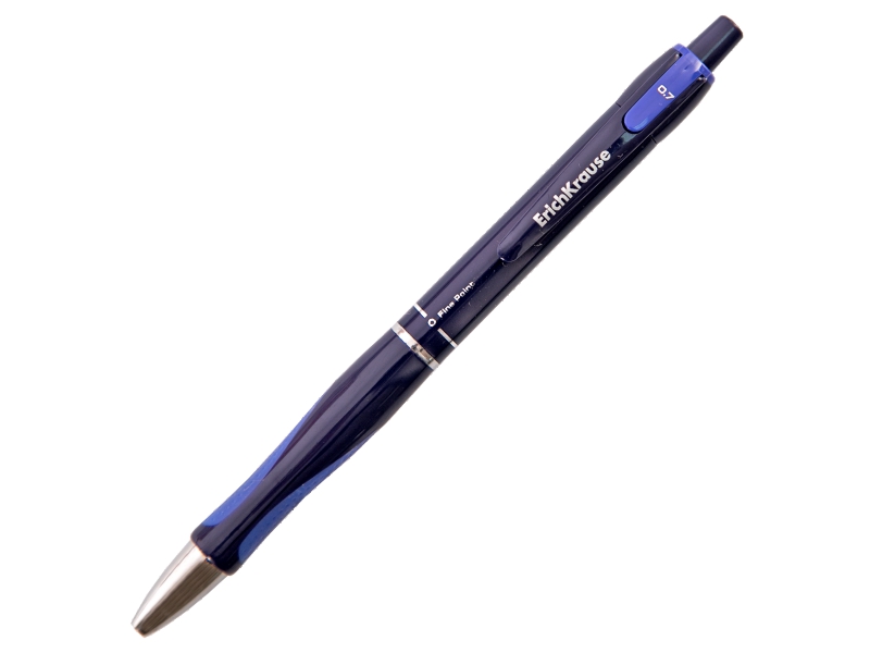 Ручка шариковая автоматическая - синий стержень "MEGAPOLIS CONCEPT" (ErichKrause)
