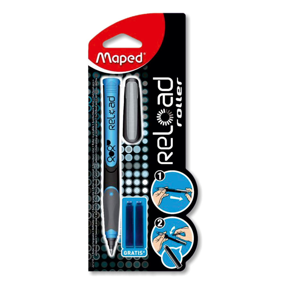 Ручка гелевая - синий стержень "Boy" в блистере (Maped)