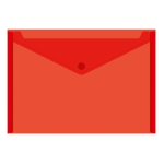 Папка с кнопкой - А4 красный 0.18 мм. DL "Lamark" (ФинСиб)