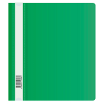 Скоросшиватель пластиковый - зеленый А5 "Бюрократ Люкс" (Silwerhof)