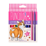 Фломастеры - 12цв. "FUNCOLOR" в картонной упаковке (Bruno Visconti)