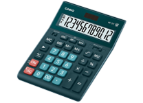 Калькулятор - 12раз. "CASIO" GR-12C-DG-W-EP зеленый (12 разрд.. 2 питание. 2 память. 155 x 210 x 33 мм) (АК Цент)