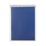 Блокнот - А5  40л. клетка "Синий" на гребне (Академия)