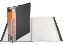 Папка с файлами - А4 100 черный (236х54х308мм.) "Айса" толщина пластика 0.80мм. файла 0.25мм. (Shantou Yuansheng Industry)