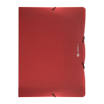 Папка с резинкой - А4 красный 0.60мм. "LAMARK" (ФинСиб)