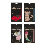 Фломастеры - 12цв. "BLACK EXCELLENCE" с утолщенным стержнем (Bruno Visconti)