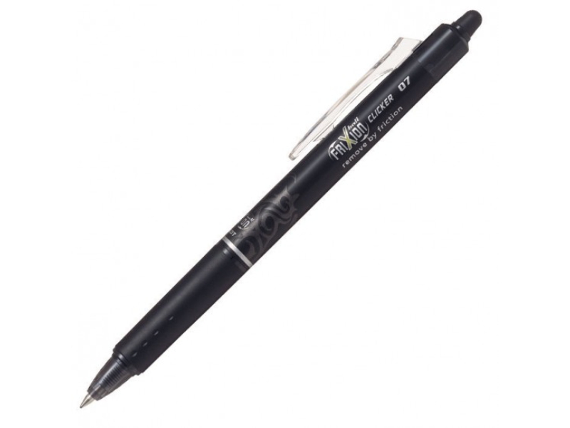 Ручка шариковая автоматическая - черный стержень 0.7мм "FRIXION BALL CLICKER" (PILOT)