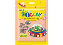 Глина д/детского творчества - 50гр. оранжево-кораловый (AMOS)