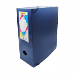 Коробка архивная - 120мм А4 синий "Perlen" (Silwerhof)