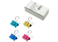 Зажимы цветные в наборе - 19мм 12шт. "Dolce Costo" (ФинСиб)