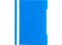 Скоросшиватель пластиковый - голубой "Бюрократ" (Silwerhof)