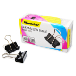 Зажимы черные в наборе - 25мм 12шт. черный (Silwerhof)