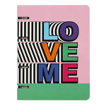 Тетрадь - А5 120л. клетка на кольцах MESHU "Crazy phrazes" (Рельеф-Центр)