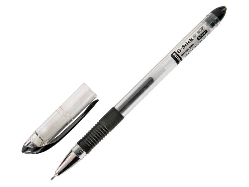 Ручка гелевая - чёрный стержень "G stick" (ErichKrause)