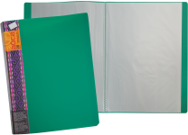 Папка с файлами - А4 20 зеленый (236х17х308мм.) "Айса" толщина пластика 0.55мм. файла 0.25мм. (Shantou Yuansheng Industry)
