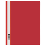 Скоросшиватель пластиковый - красный А4 120мкм. (Стамм)