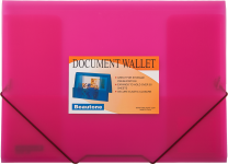 Папка с резинкой - А4 красный (Beautone)