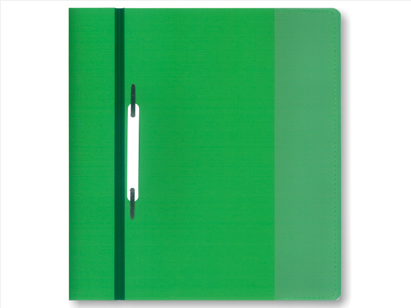 Скоросшиватель пластиковый - зеленый (BINDERMAX)