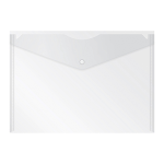 Папка с кнопкой - A4 прозрачный 0.012мм "Бюрократ" Eco (Silwerhof)