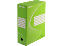 Бокс картонный - 345х100х245 зеленый (ESSELTE)