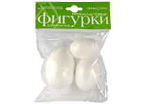 Набор д/детского творчества - "Пенопластовые фигурки. Эллипсоиды 50.60.70мм 3шт." (Альт)