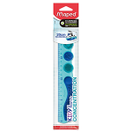 Линейка пластиковая - 20см. "KIDYLEARN CONCENTRATION" (Maped)