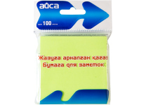 Бумага д/заметок - 76х76 100л. неон.зеленый (DHA)