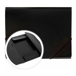 Папка с резинкой - А4 черный "Dolce Costo. Эконом" (ФинСиб)