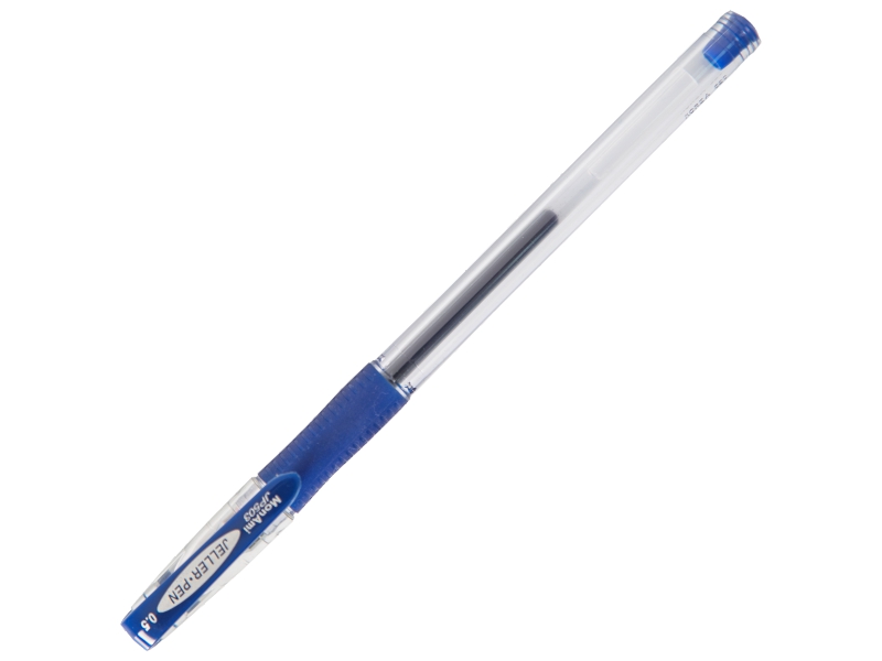 Ручка гелевая - синий стержень "JELLER 503 GRIP-0.5" (MonAmi)