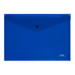 Папка с кнопкой - А4 синий 180мкм. (Стамм)