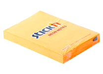 Бумага д/заметок - 51х76 100л. неон.оранж. (HOPAX)