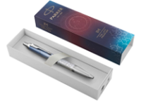 Ручка шариковая автоматическая подарочная - синий стержень "IM Special Edition Polar" (PARKER)