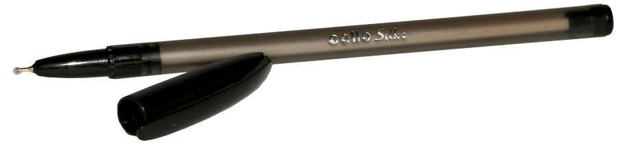 Ручка шариковая - черный стержень "Cello Silke" (J&J Marketing)